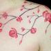 Tattoos - Color Orchid Blossoms Tattoo - 62590